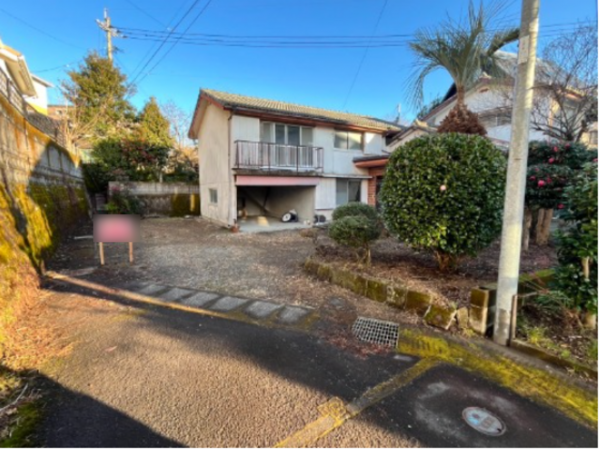 鹿児島市大明丘、土地の画像です