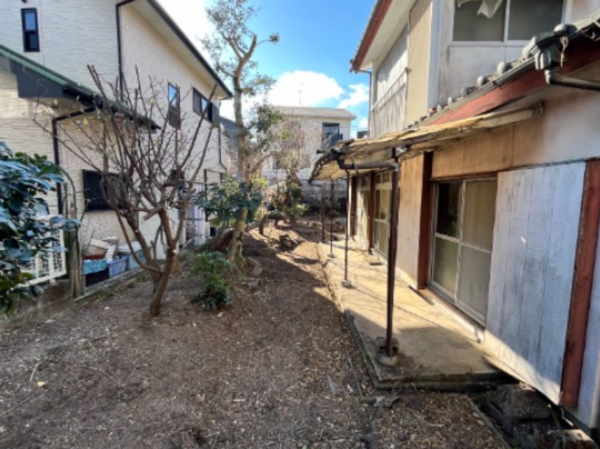 鹿児島市大明丘、土地の画像です