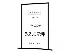 鹿児島市日之出町、土地の間取り画像です