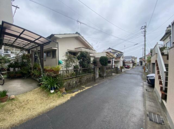 鹿児島市田上、土地の画像です