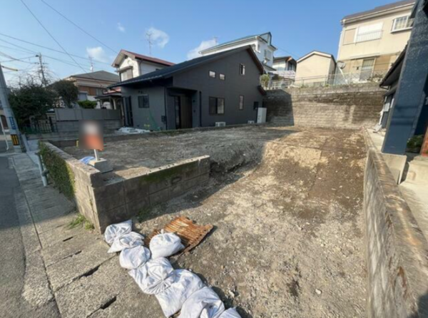 鹿児島市紫原、土地の画像です