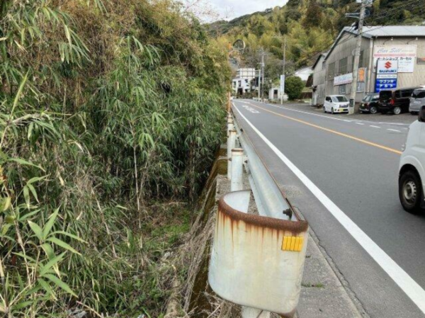 鹿児島市田上、土地の画像です
