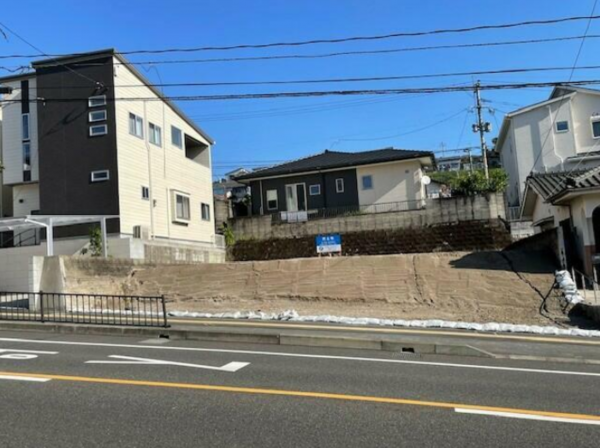 鹿児島市武岡、土地の画像です