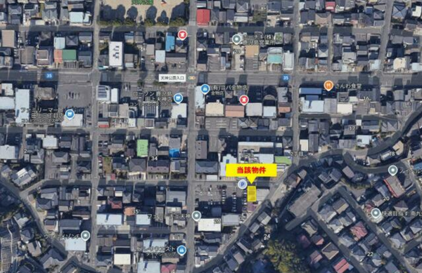 鹿児島市田上、土地の画像です