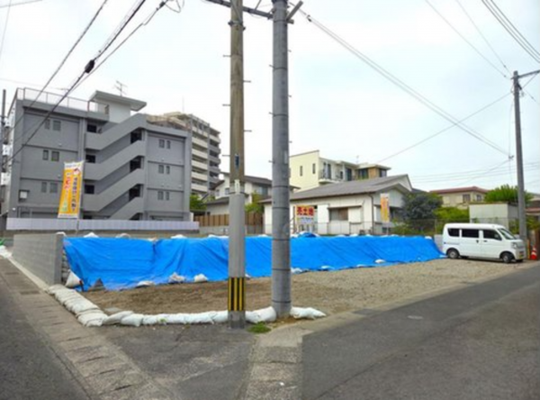 鹿児島市紫原、土地の画像です