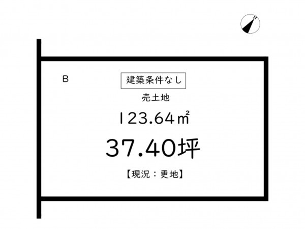 鹿児島市玉里団地、土地の間取り画像です