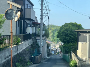 鹿児島市田上、土地の画像です