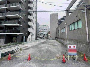 鹿児島市西田、土地の画像です