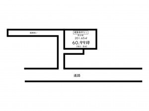 鹿児島市小野、土地の間取り画像です