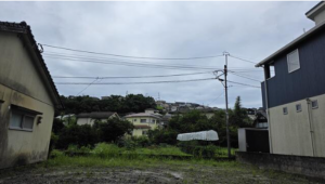 鹿児島市田上、土地の画像です