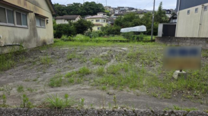 鹿児島市田上、土地の画像です