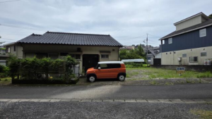 鹿児島市田上、土地の画像です