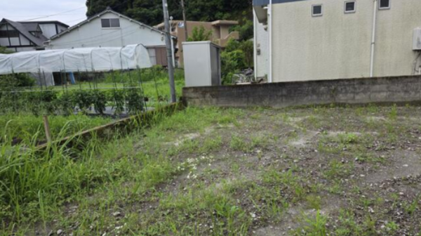 鹿児島市田上、土地の画像です
