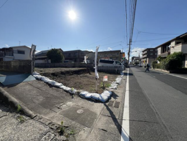 鹿児島市紫原、土地の画像です