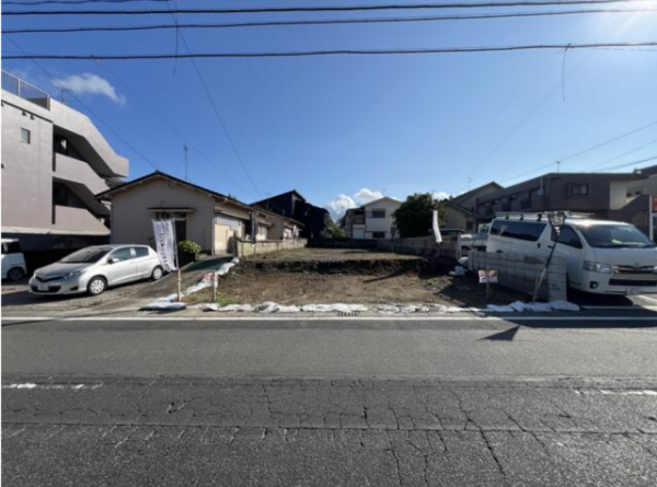 鹿児島市紫原、土地の画像です
