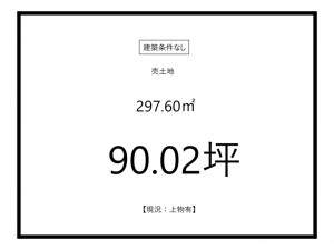 鹿児島市小野、土地の間取り画像です