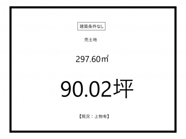 鹿児島市小野、土地の間取り画像です