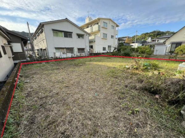 鹿児島市田上、土地の画像です