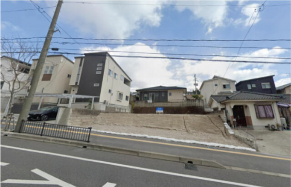 鹿児島市武岡、土地の画像です