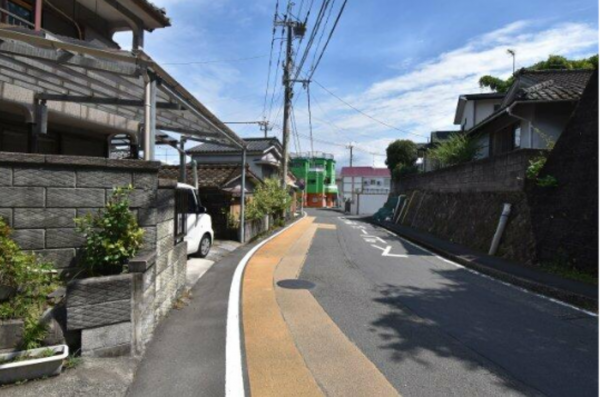 鹿児島市田上、土地の画像です