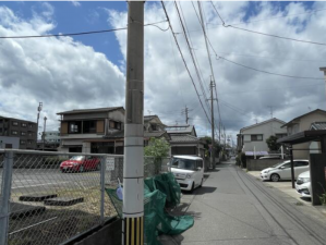 鹿児島市紫原、土地の画像です
