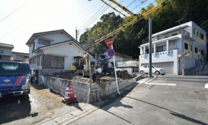鹿児島市田上、土地の画像です