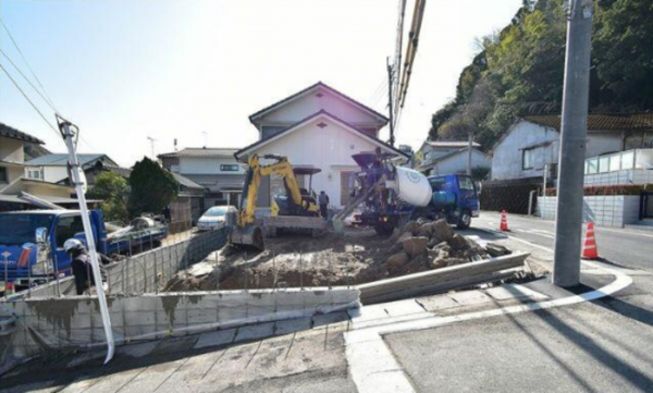 鹿児島市田上、土地の画像です