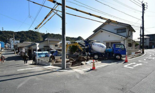 鹿児島市田上、土地の画像です