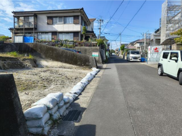 鹿児島市武岡、土地の画像です