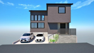 鹿児島市田上、新築一戸建ての画像です