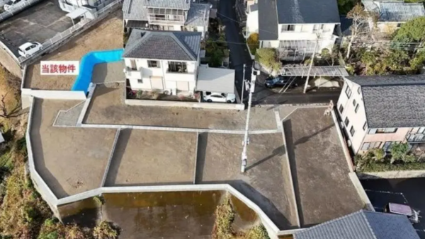 鹿児島市紫原、土地の画像です
