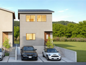 鹿児島市紫原、新築一戸建ての画像です