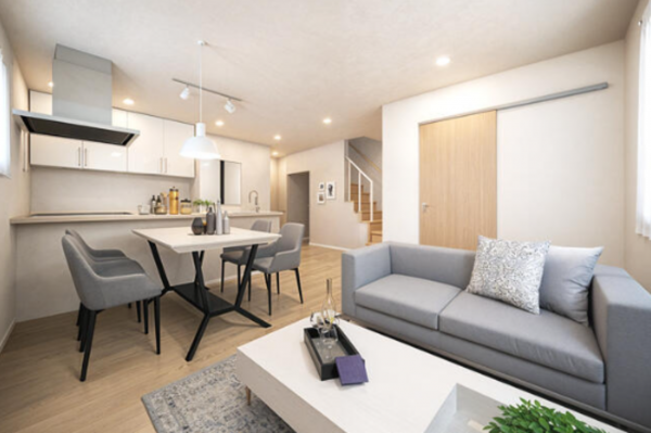 鹿児島市紫原、新築一戸建ての画像です