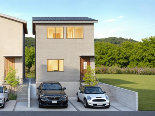 鹿児島市紫原、新築一戸建ての画像です