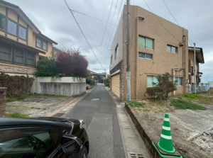 鹿児島市紫原、土地の画像です