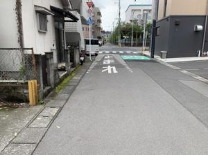 鹿児島市西田、土地の画像です