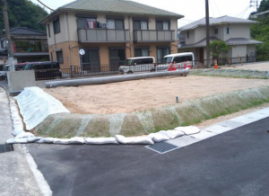 鹿児島市田上、土地の画像です