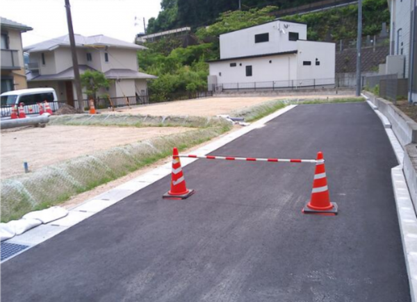 鹿児島市田上、土地の画像です