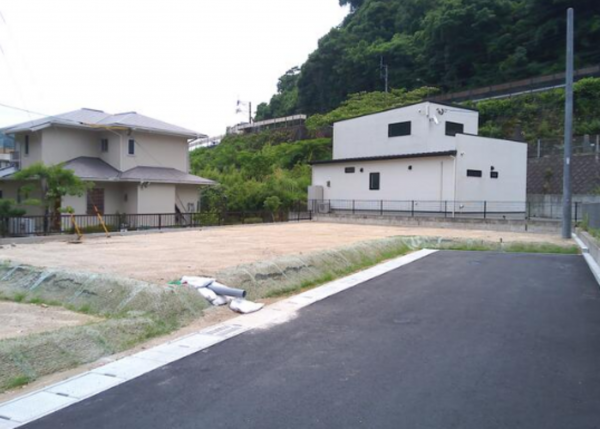 鹿児島市田上、土地の画像です