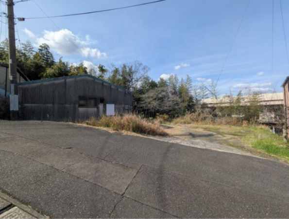 鹿児島市田上、土地の画像です