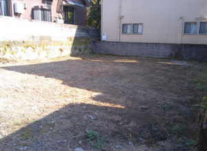 鹿児島市田上、土地の画像です