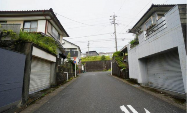 鹿児島市武岡、土地の画像です