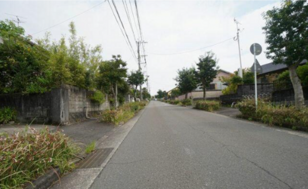 鹿児島市武岡、土地の画像です