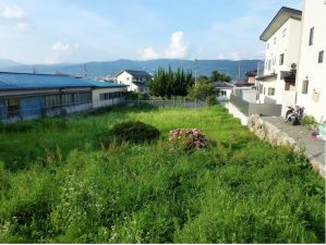 諏訪市、土地の画像です