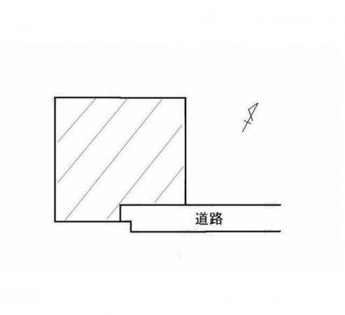 諏訪市、土地の間取り画像です