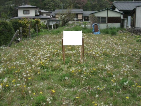 茅野市金沢、土地の画像です