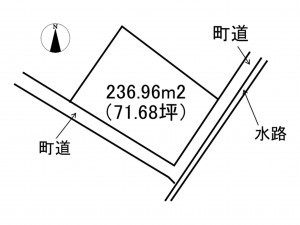 諏訪郡富士見町落合、土地の間取り画像です