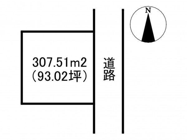 諏訪郡富士見町落合、土地の間取り画像です