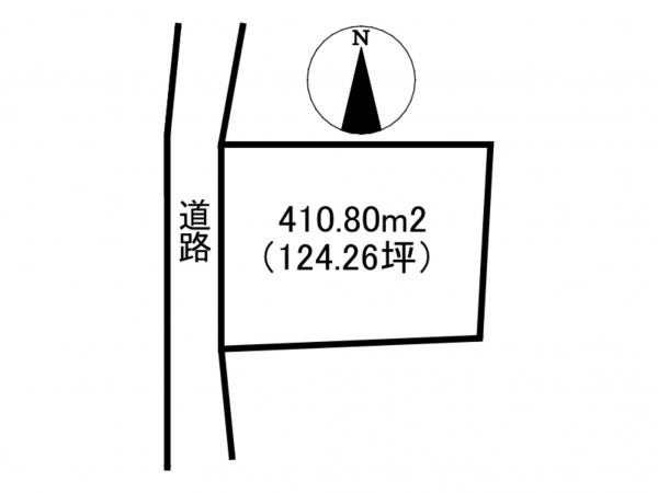 諏訪郡富士見町落合、土地の間取り画像です