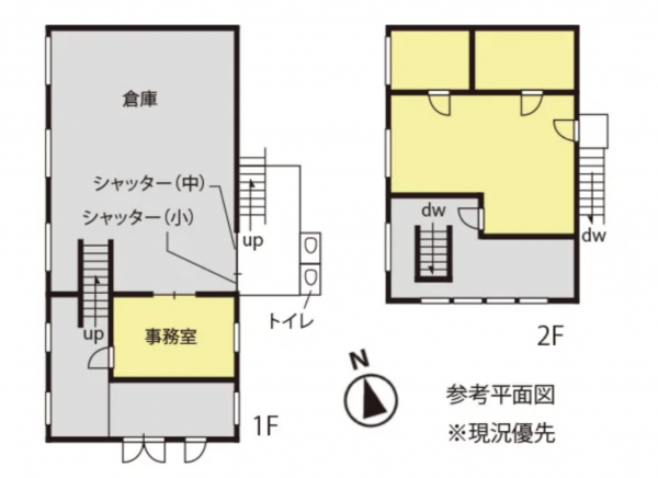 茅野市本町、中古一戸建ての間取り画像です
